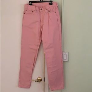 Levi 541 pink denim jeans